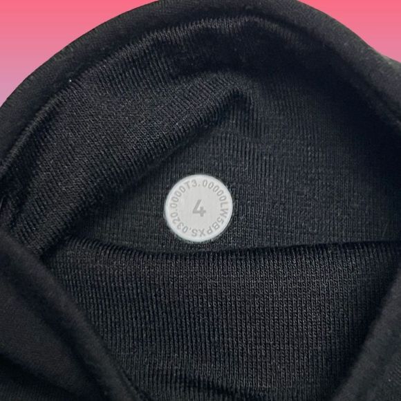 Black Lululemon Hybrid Joggers Size 4 - Picture 3 of 5